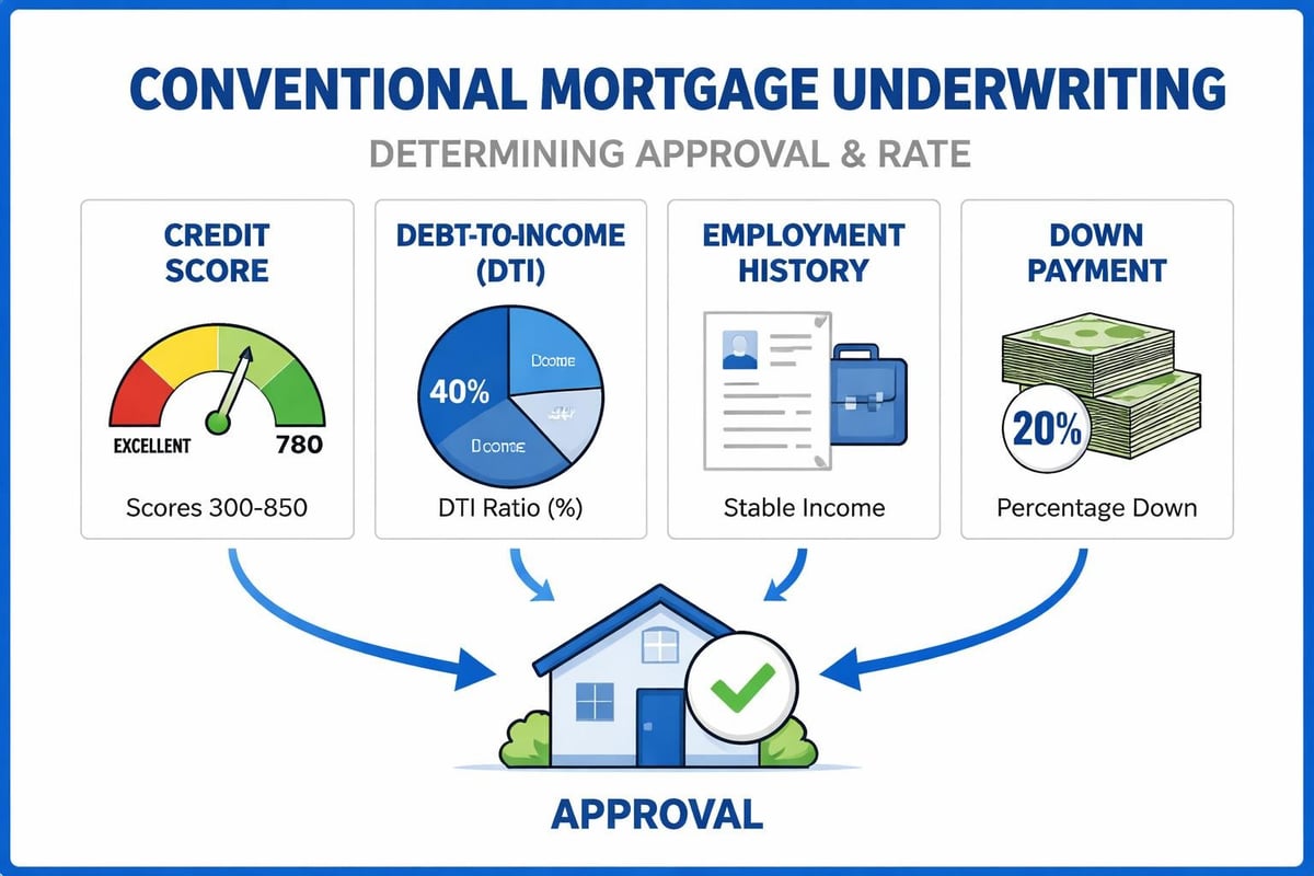 Conventional loan qualification process
