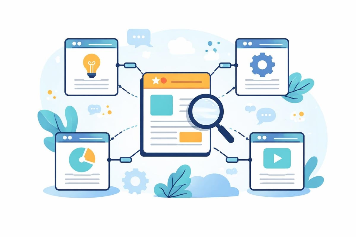 HubSpot Topic Cluster Struktur