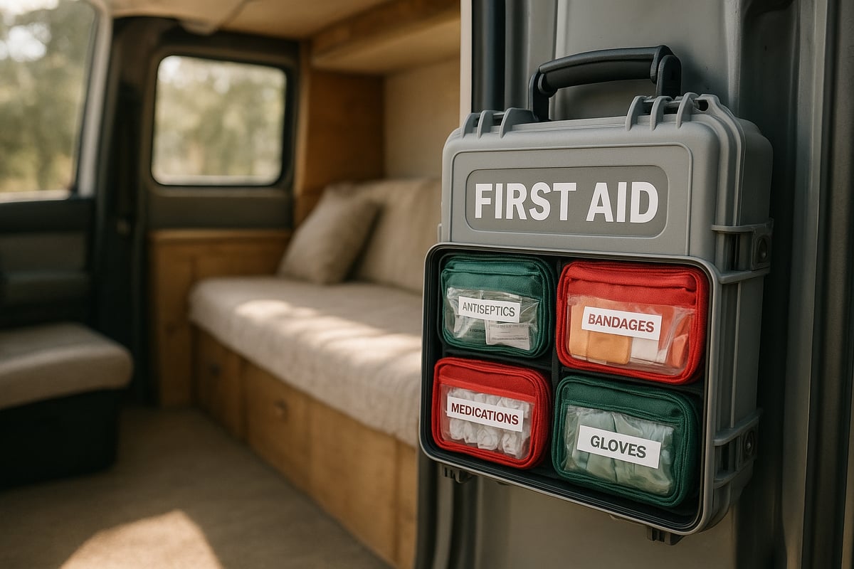 Storing, Organizing, and Maintaining Your First Aid Kit in Your Van