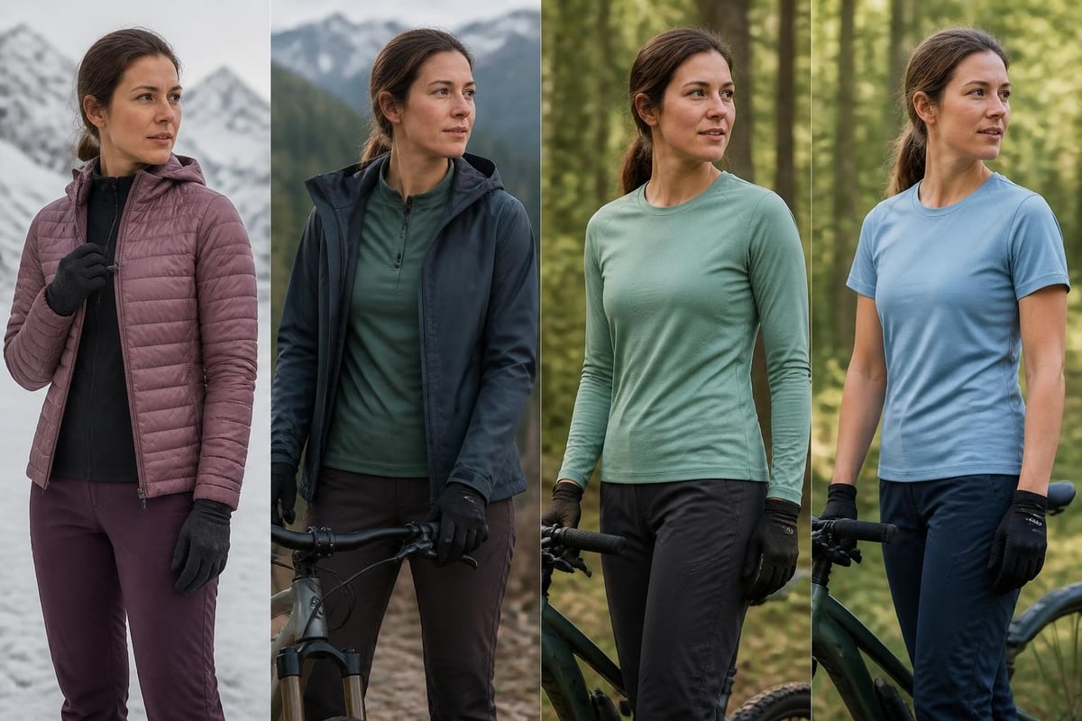 MTB shirt layering system
