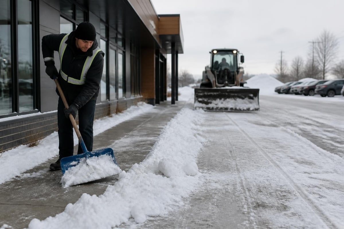 Snow removal timing strategy