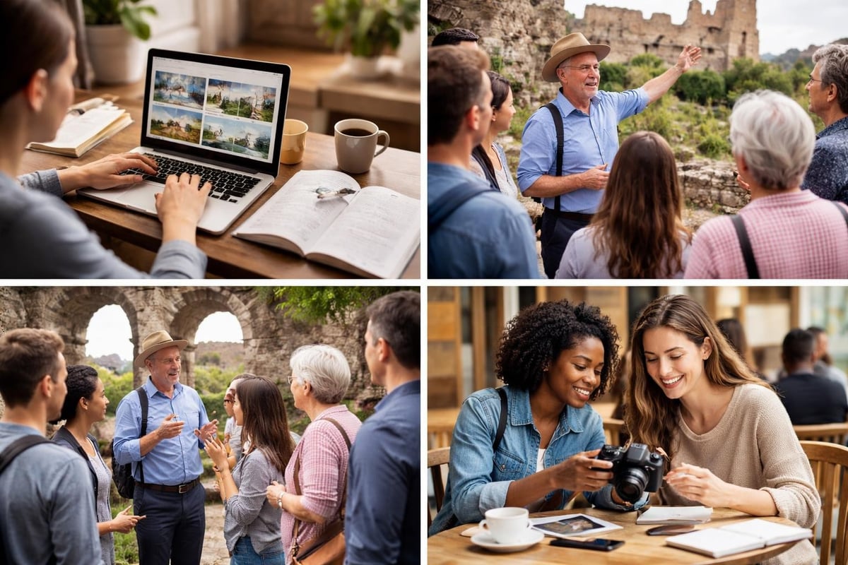 Tour learning progression