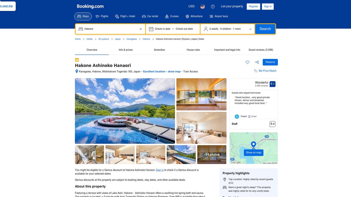 Top 10 Hakone Private Onsen Ryokan Retreats for 2025 - Hakone Ashinoko Hanaori