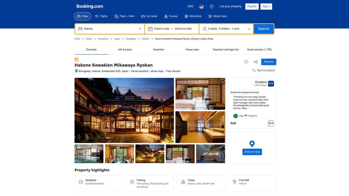 Top 10 Hakone Private Onsen Ryokan Retreats for 2025 - Hakone Kowakien Mikawaya Ryokan