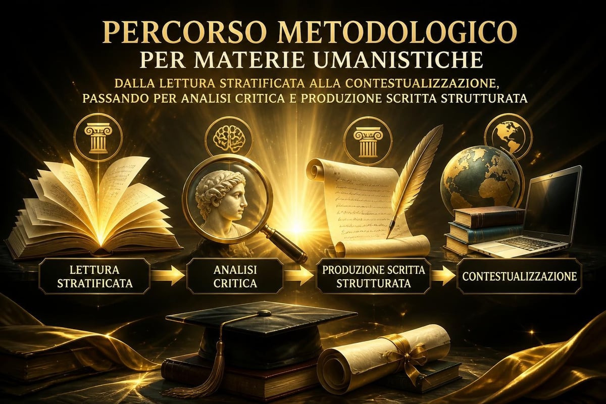 Approccio studio materie umanistiche