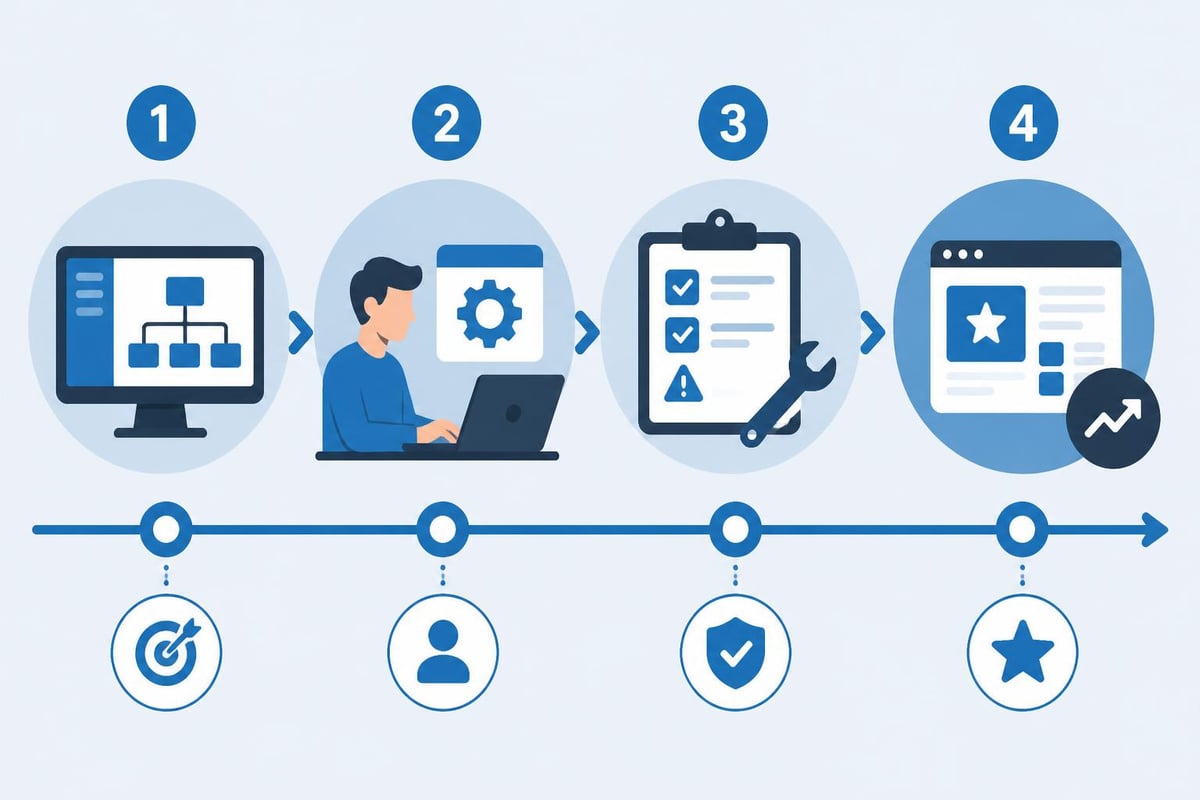 Staff training workflow