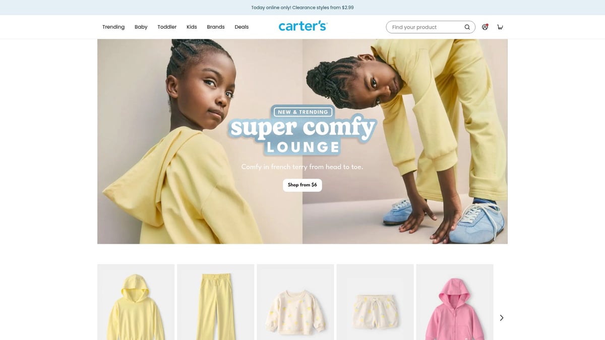 9 Brilliant Cheap Childrens Swimwear Picks for Summer 2026 - Carter’s 2-Piece Rashguard Sets