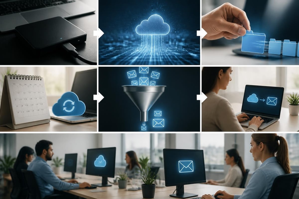 E-Mail-Migration-Workflow