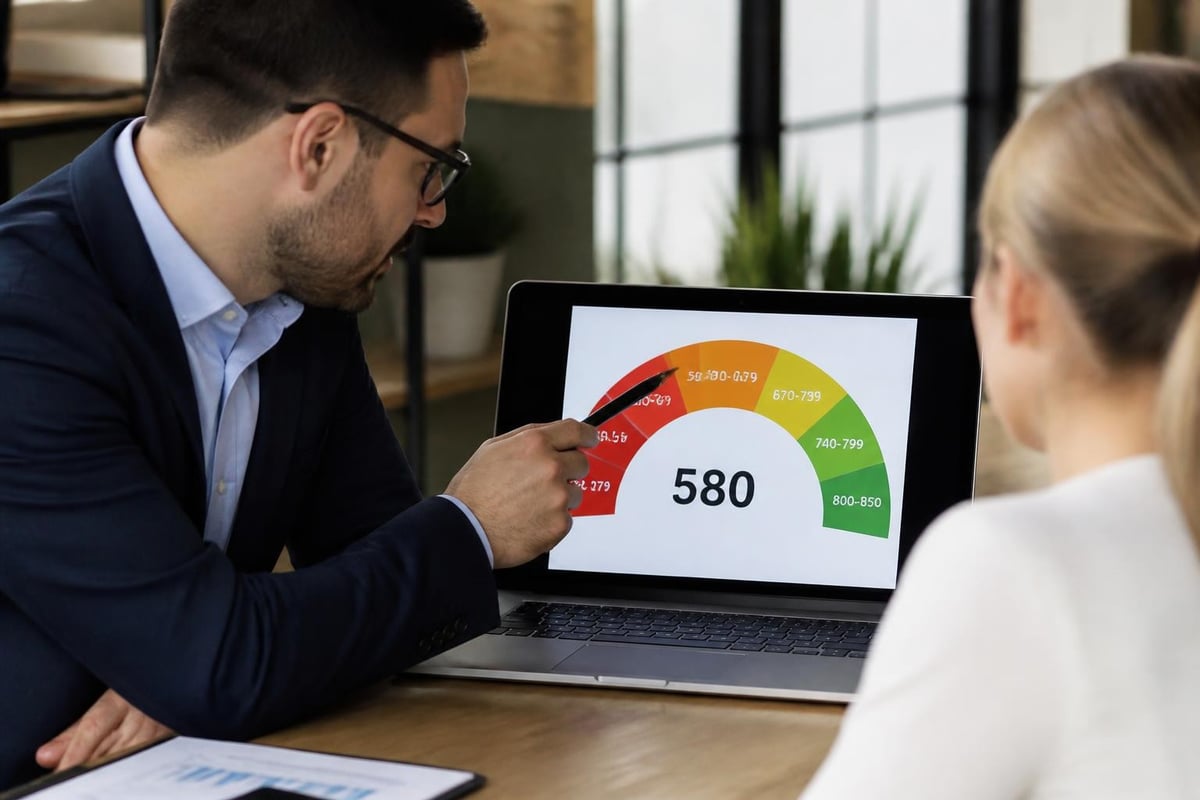 Credit score ranges and lending categories