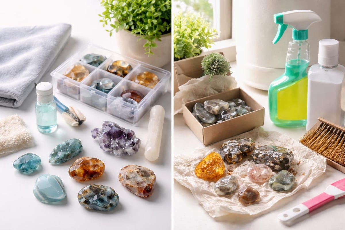 Proper rare stone jewelry care