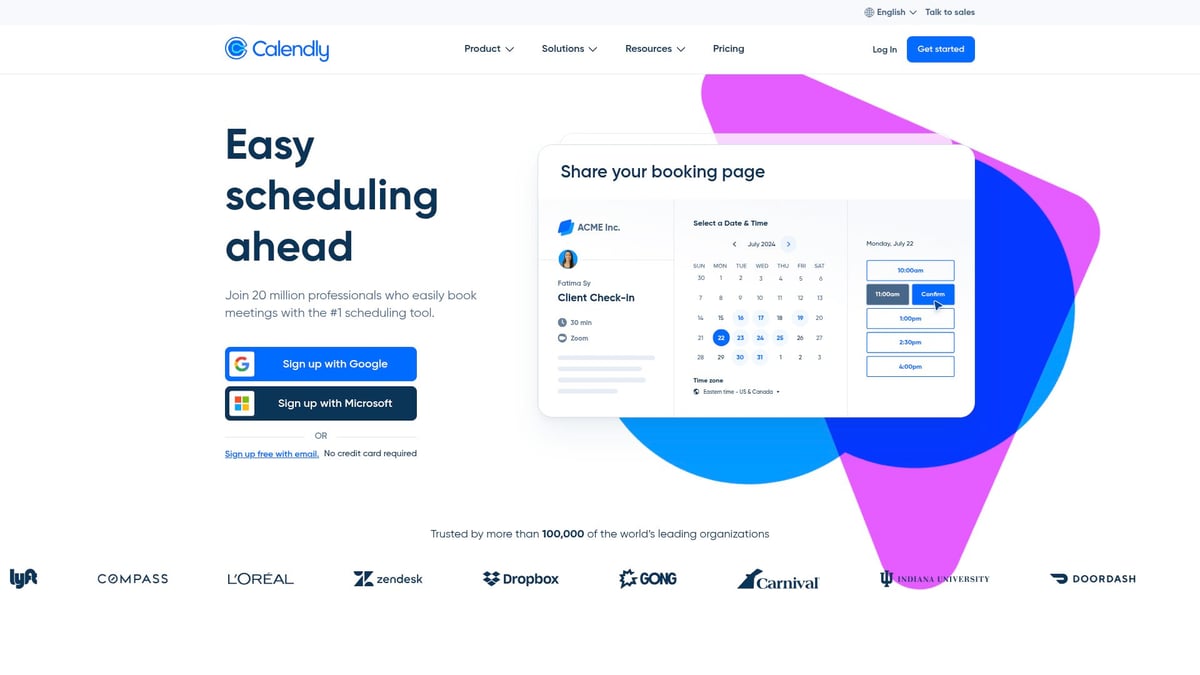 9 Essential Service Company Scheduling Software Picks for 2025 - Calendly