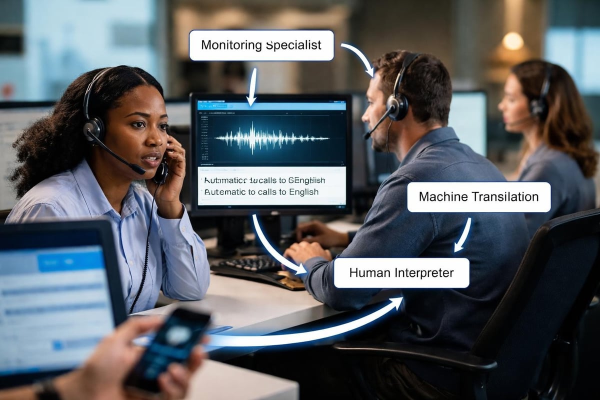 Translation workflow in emergency response