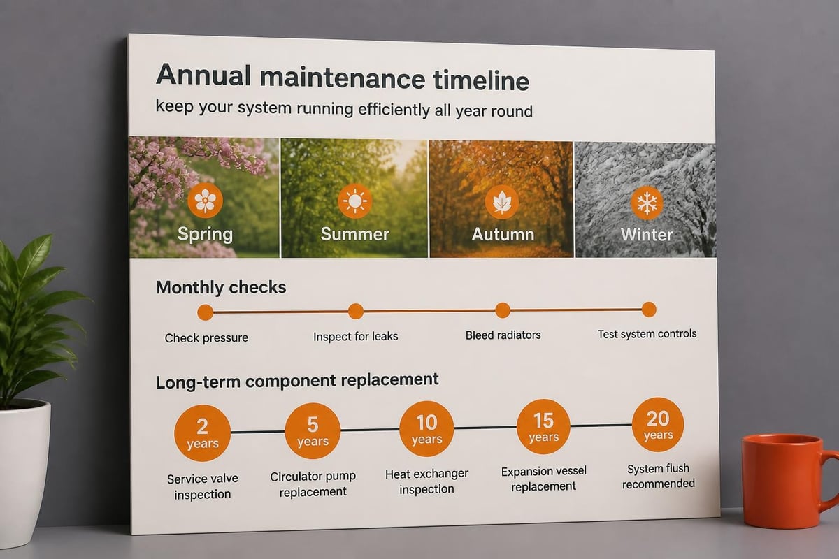 Boiler maintenance schedule