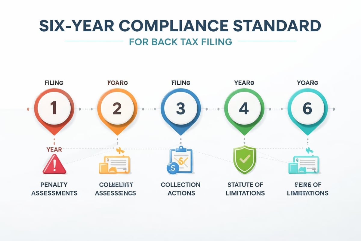 IRS compliance timeline showing filing requirements
