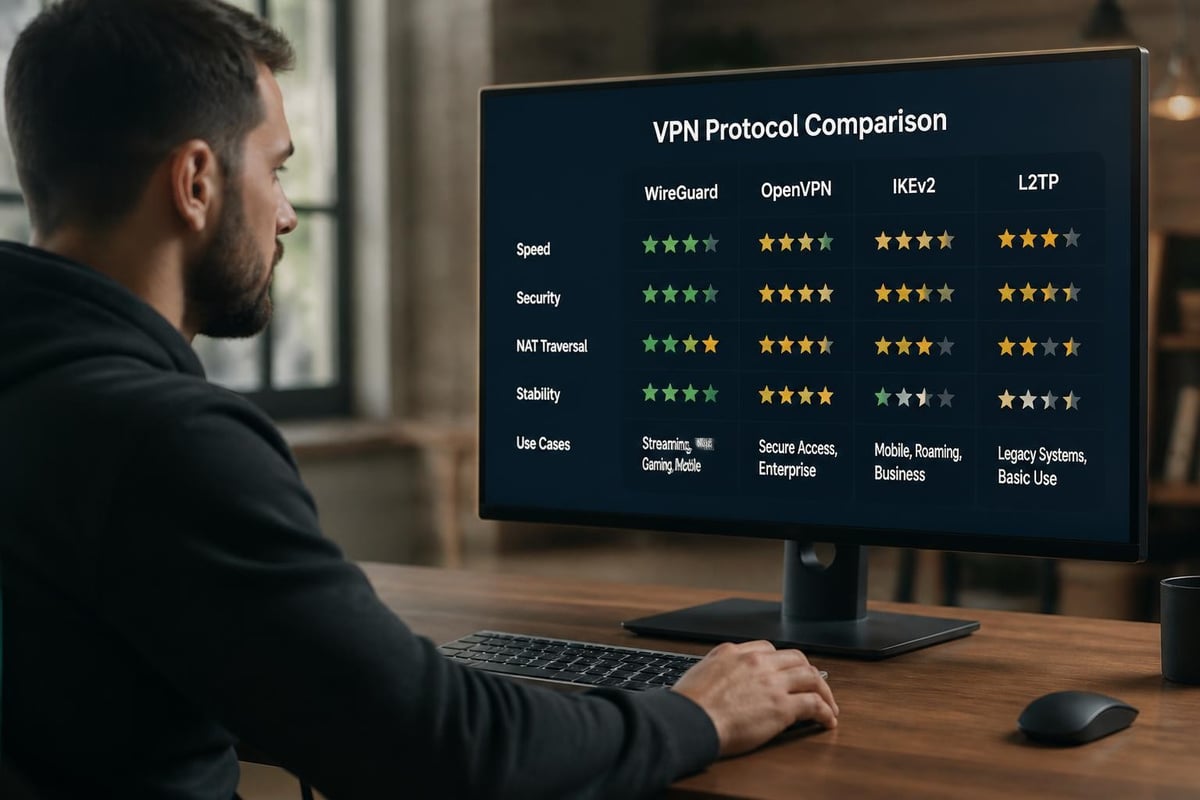 VPN protocol comparison
