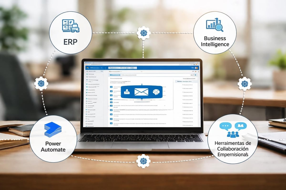 Integración microsoft correo electrónico ERP