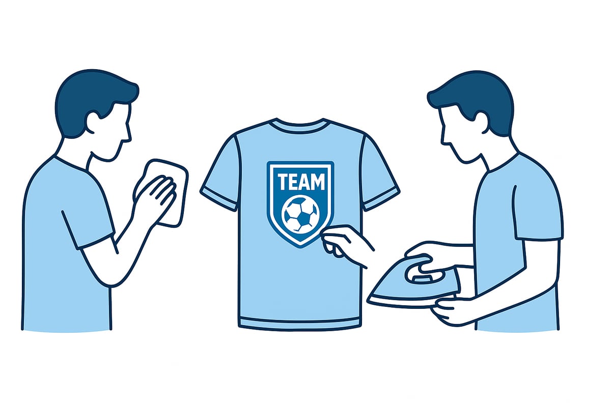 Hoe Breng Je Stickers Voor Kleding Aan?