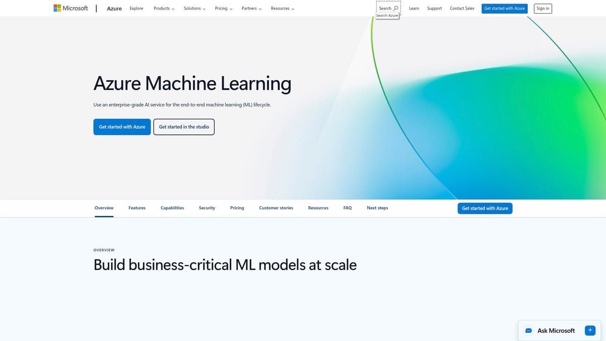 9 Essential Most Popular AI Platforms to Try in 2026 - Microsoft Azure AI