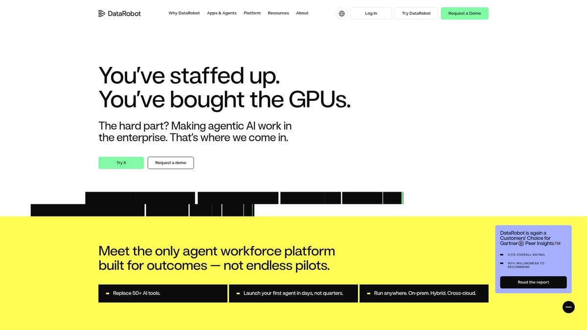9 Essential Most Popular AI Platforms to Try in 2026 - DataRobot