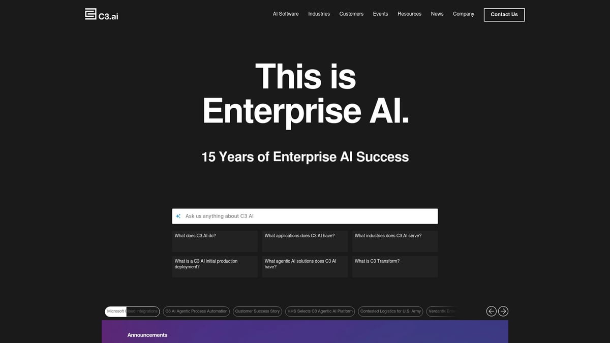 9 Essential Most Popular AI Platforms to Try in 2026 - C3 AI