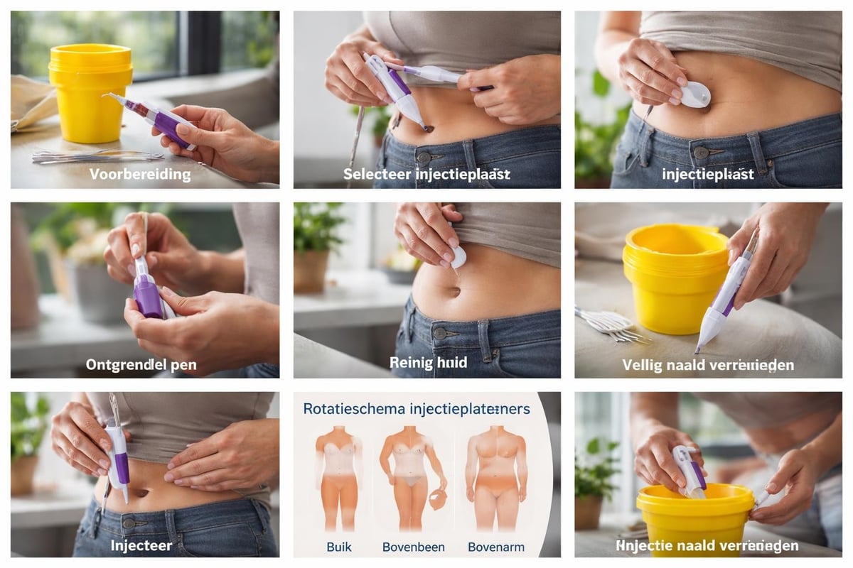 Wekelijkse injectie routine