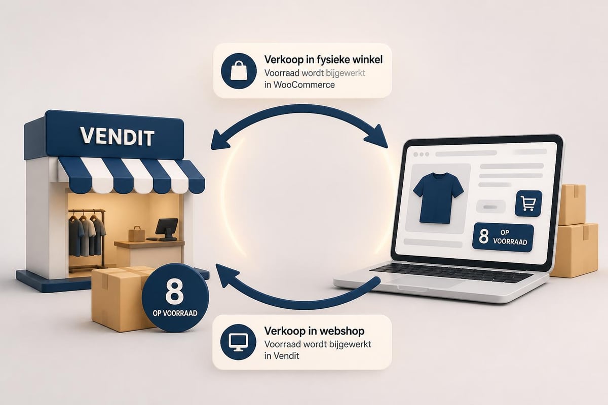 Real-time voorraadsynchronisatie