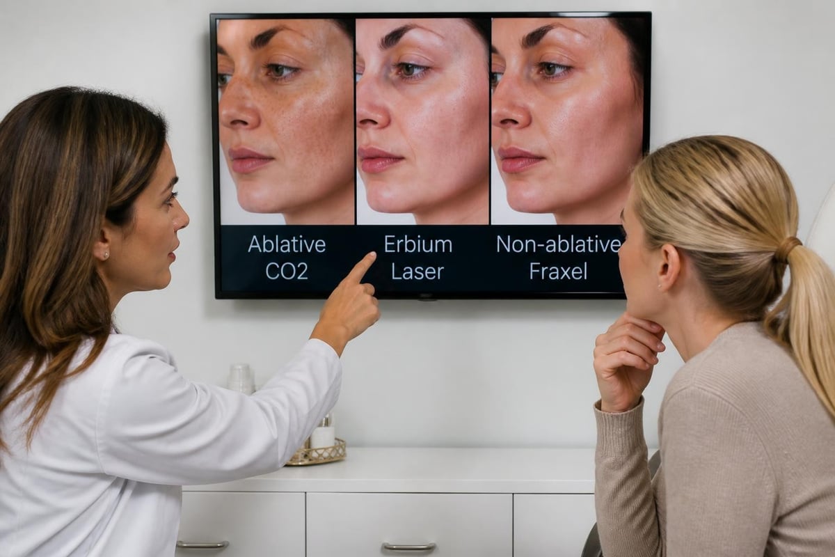 Ablative versus non-ablative laser comparison