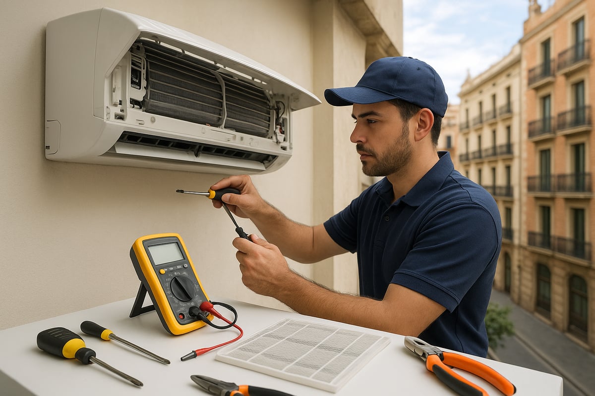 Problemas Comunes en Aire Acondicionado en Barcelona