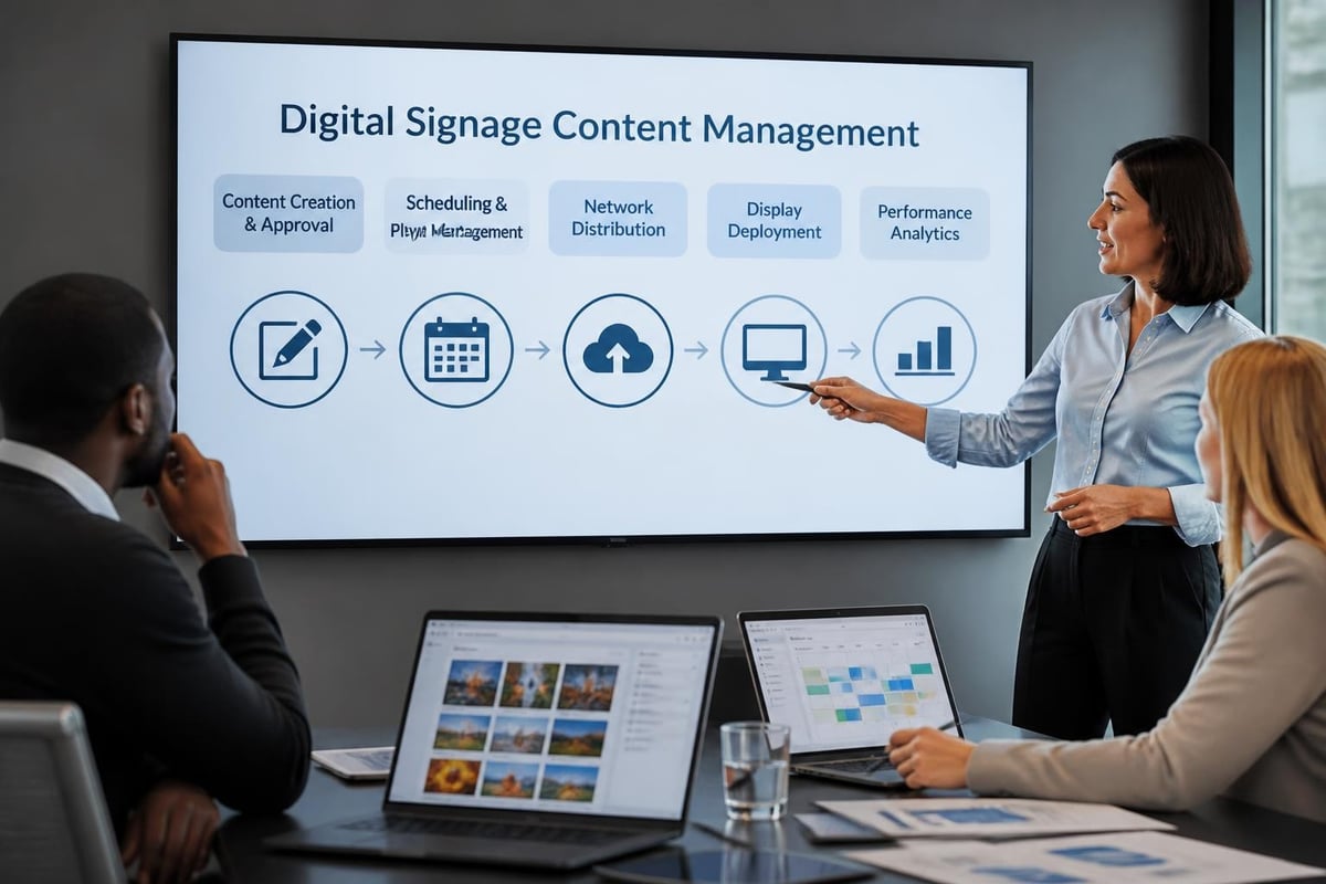 Digital signage workflow