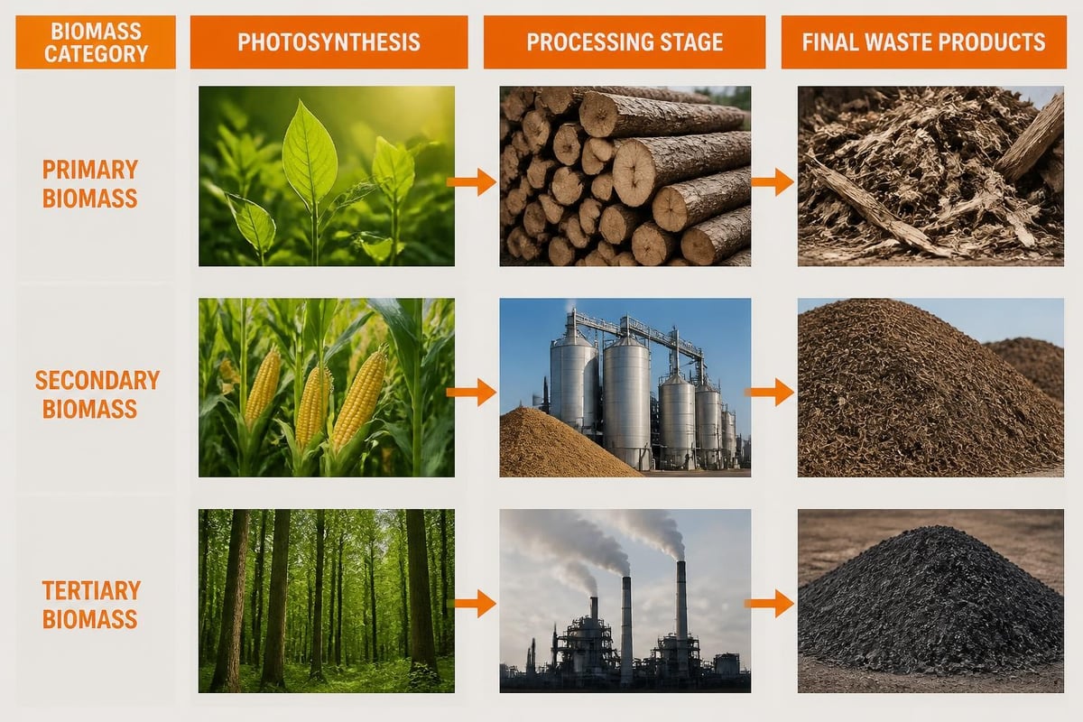 Biomass classification structure