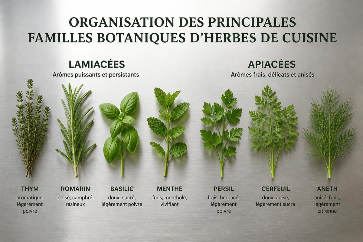 Classification botanique des herbes