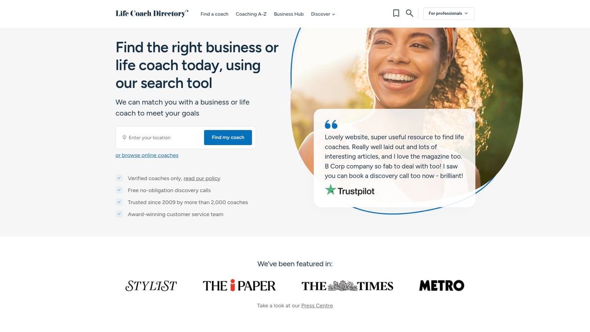 Top 7 Coaching Directory Picks to Find the Right Coach in 2025 - Life Coach Directory