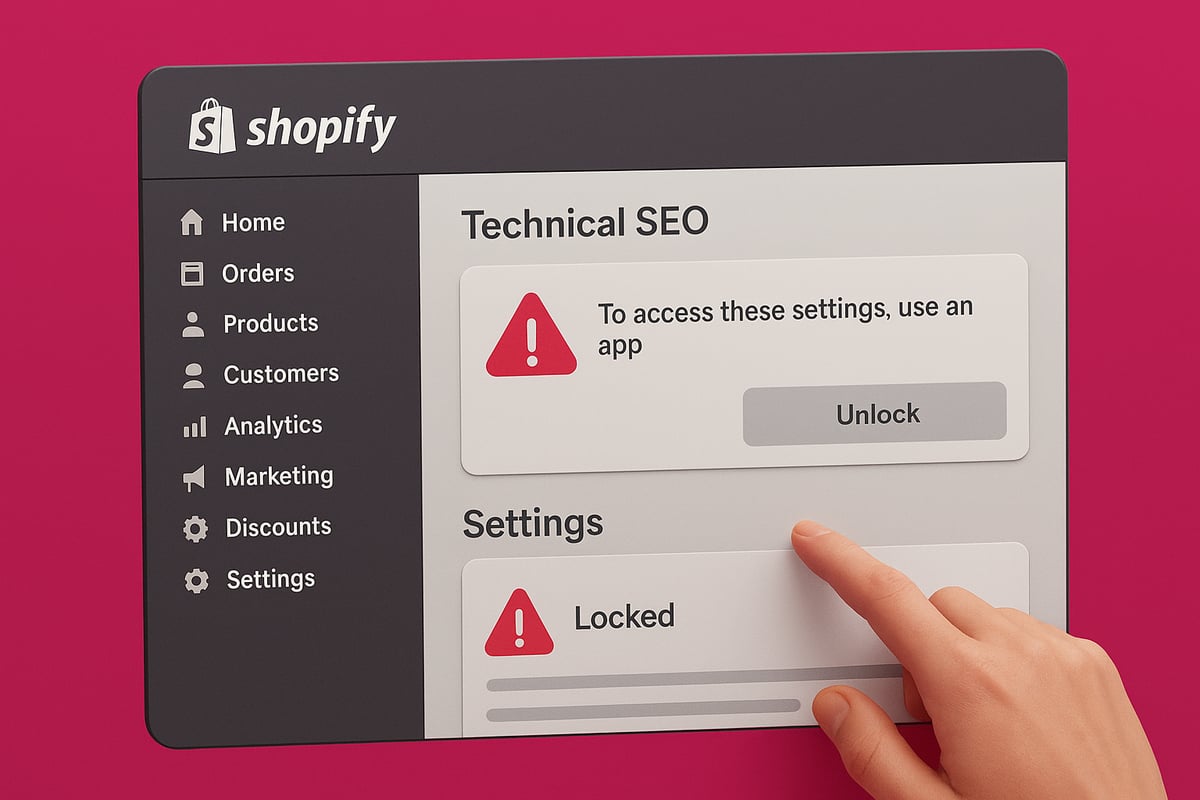 Shopifys SEO-begränsningar och utmaningar 2026