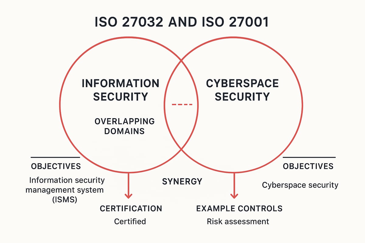 ISO 27032 vs. ISO 27001: Complementary Standards Explained
