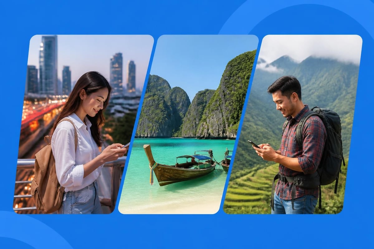 Thailand eSIM network coverage