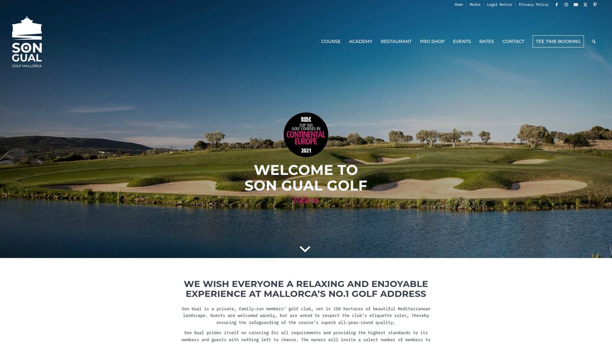 7 Fantastiska Golfbanor i Spanien att Upptäcka 2025 4 7 Fantastiska Golfbanor i Spanien att Upptäcka 2025 - Golf Son Gual – Mallorca, Balearerna