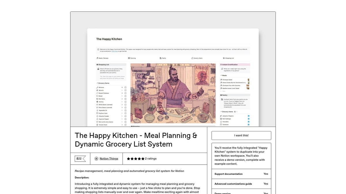 7 Must-Try Notion Grocery List Template Ideas for 2025 - The Happy Kitchen
