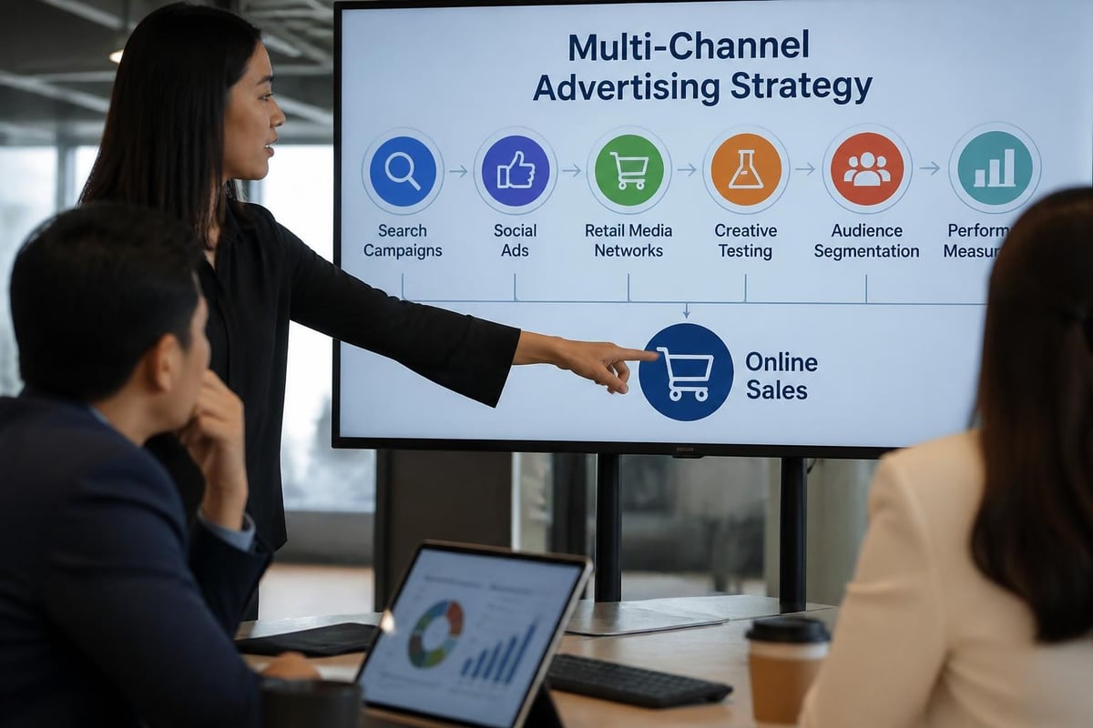 Ecommerce advertising strategy components