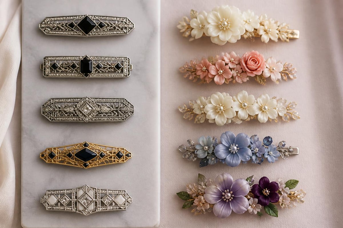 Floral barrette trend evolution