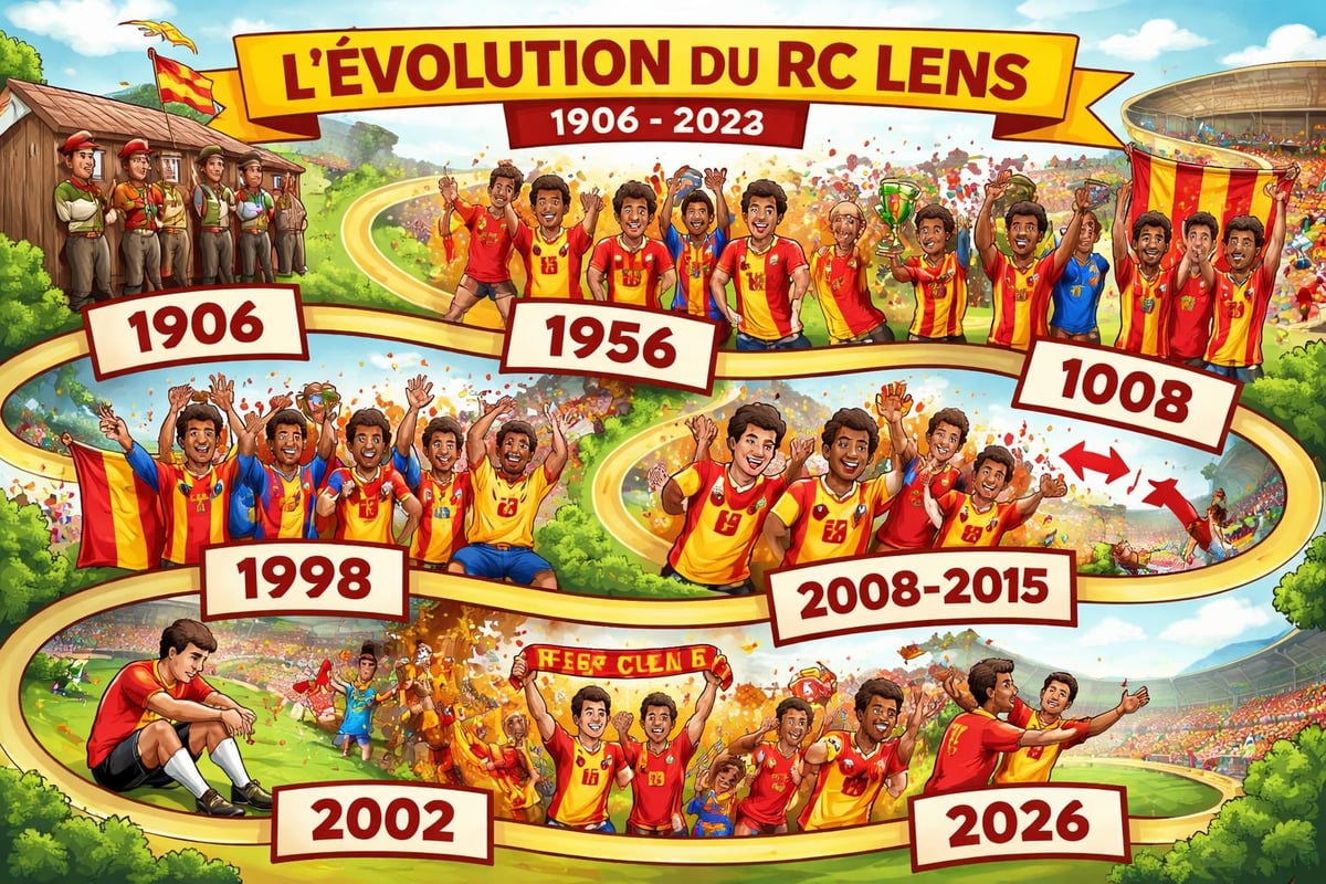 Chronologie du RC Lens