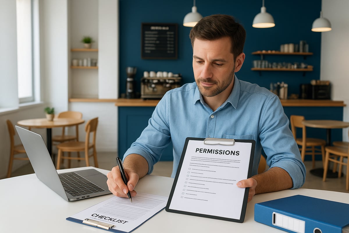 Schritt 4: Genehmigungen, Rechtliches & Organisation