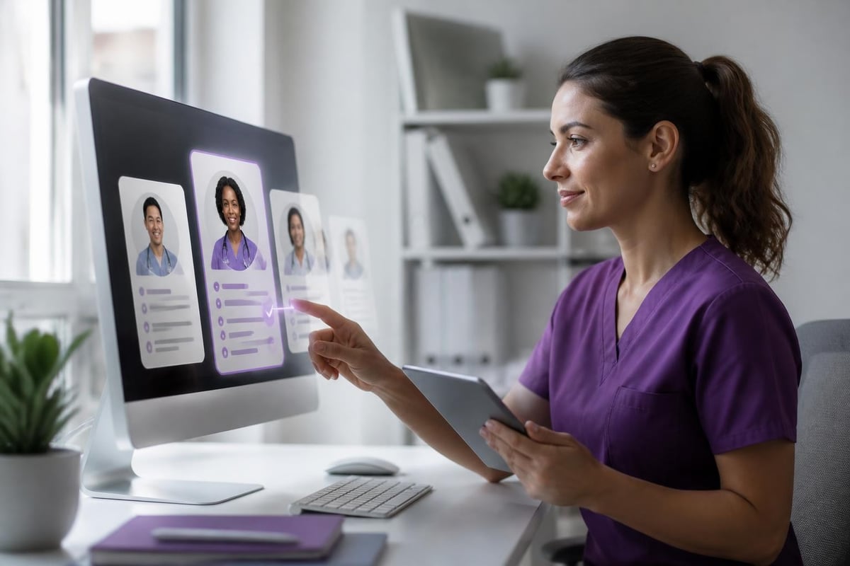 Healthcare recruitment workflow
