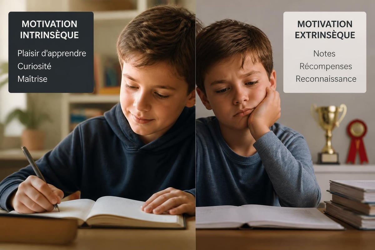 Types de motivation scolaire