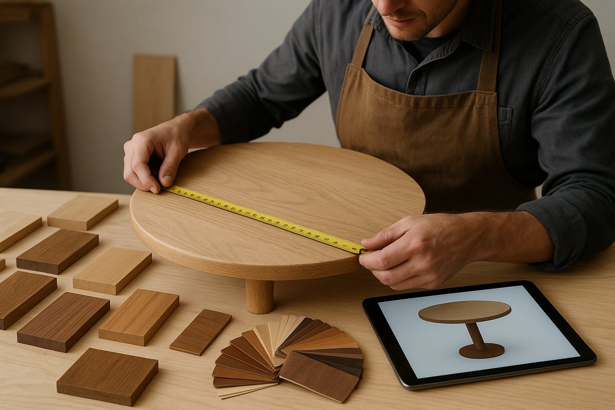 Step-by-Step Customization Process for Your Round Dining Table