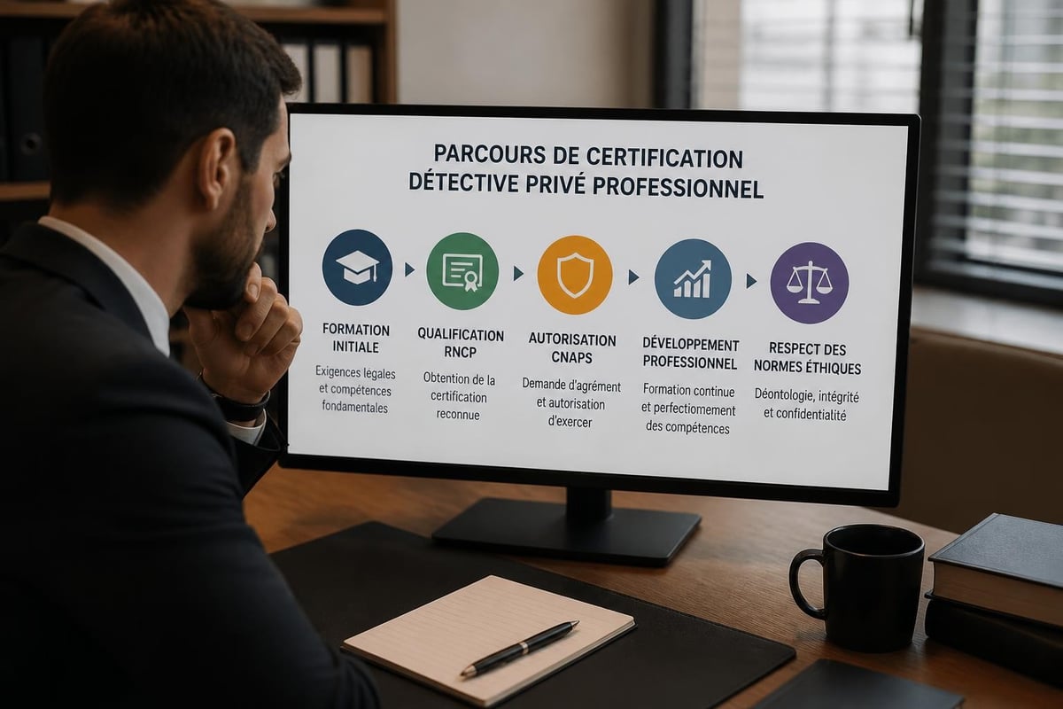 Parcours de certification detective privé