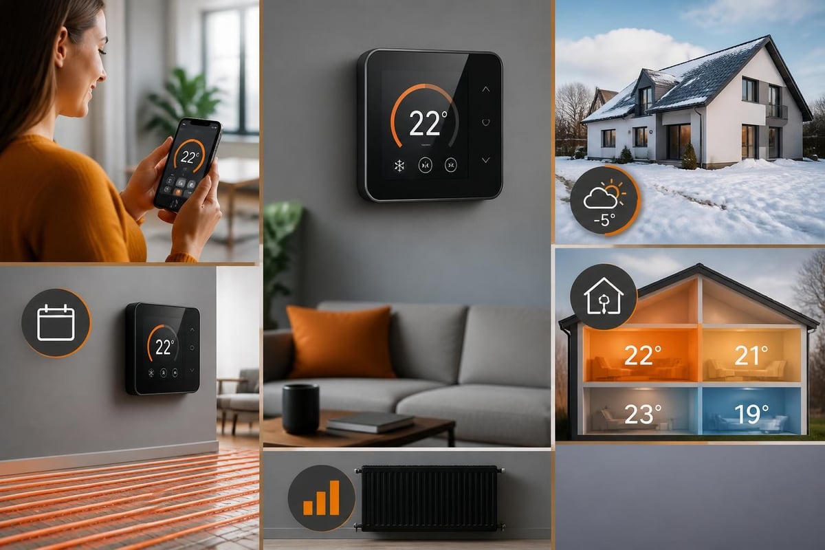 Smart heating control features