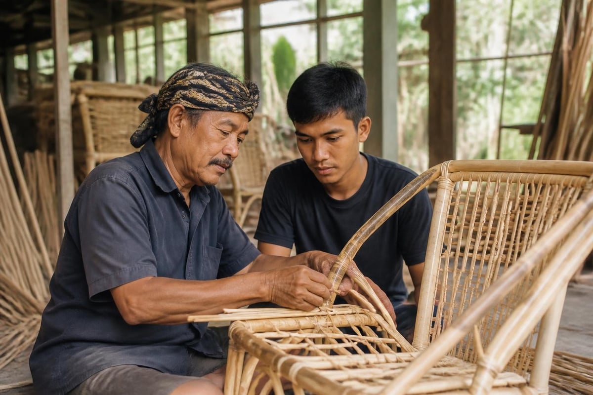 Artisan weaving techniques