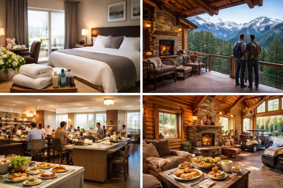 Luxury lodge amenities