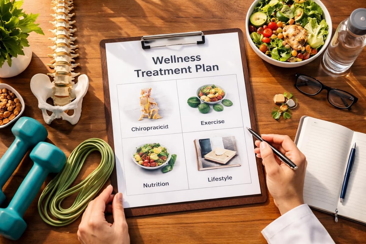Personalized chiropractic treatment plan components