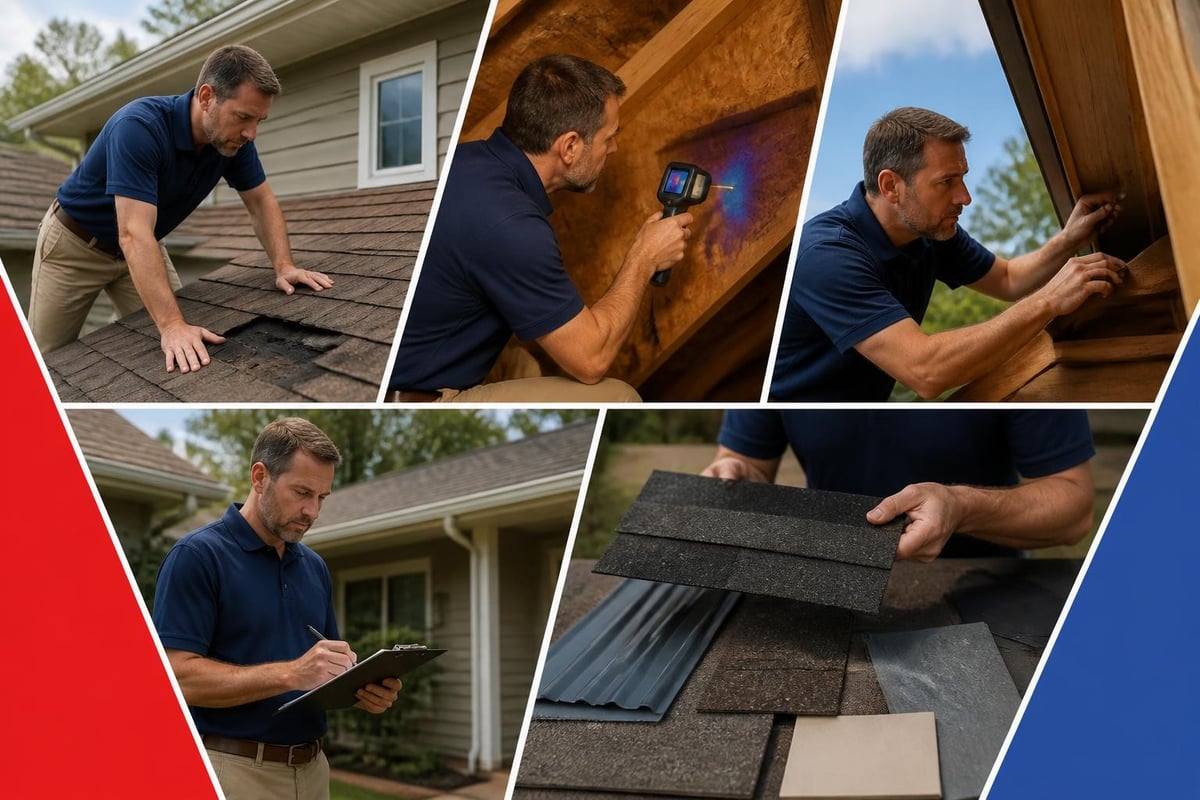 Roof repair assessment process